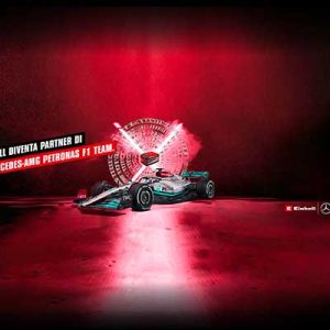 Einhell partner del Team di Mercedes-AMG PETRONAS F1￼