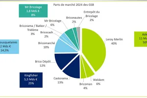Francia, home improvement  in calo nel 2024