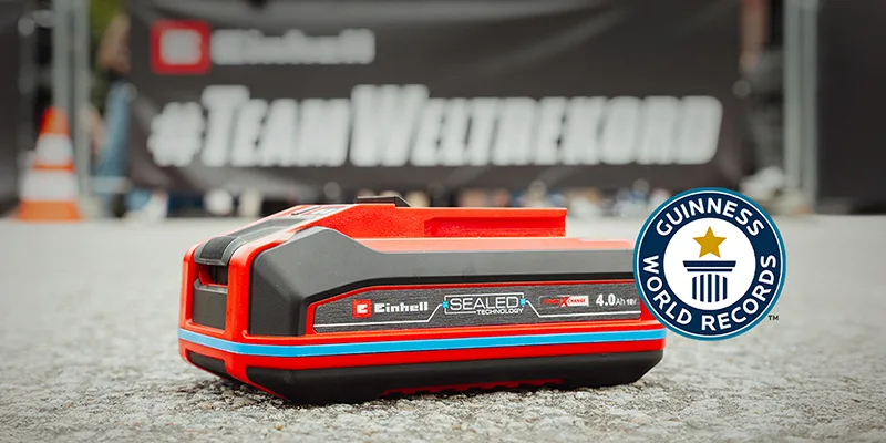 batteria Einhell al Guinness World Record